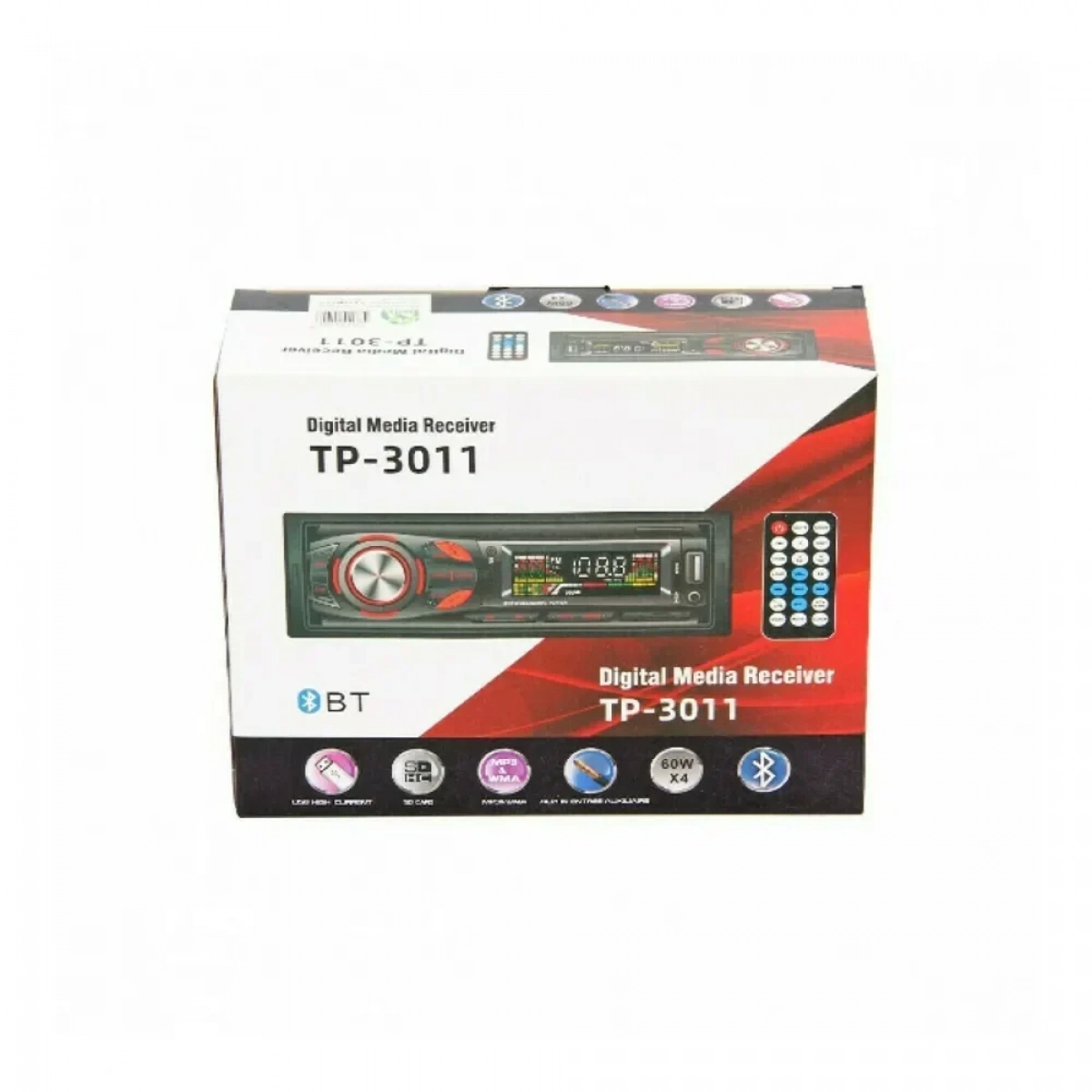 TP-3011 Ηχοσύστημα Αυτοκινήτου Universal 1DIN (Bluetooth/USB/AUX)