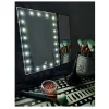 Τριπλός καθρέπτης μακιγιάζ με μεγέθυνση και φωτισμό με 22 LED λαμπτήρες Μαύρος, 11.5x34.5x28 cm - Photo6