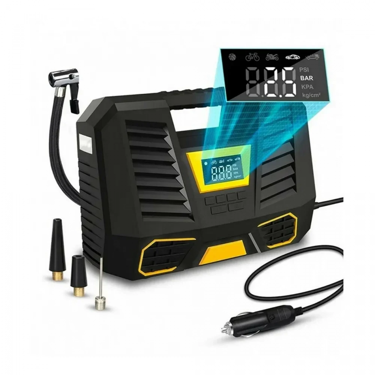 Τρόμπα Αυτοκινήτου 150PSI με Καλώδιο Αναπτήρα 12V C1808-2