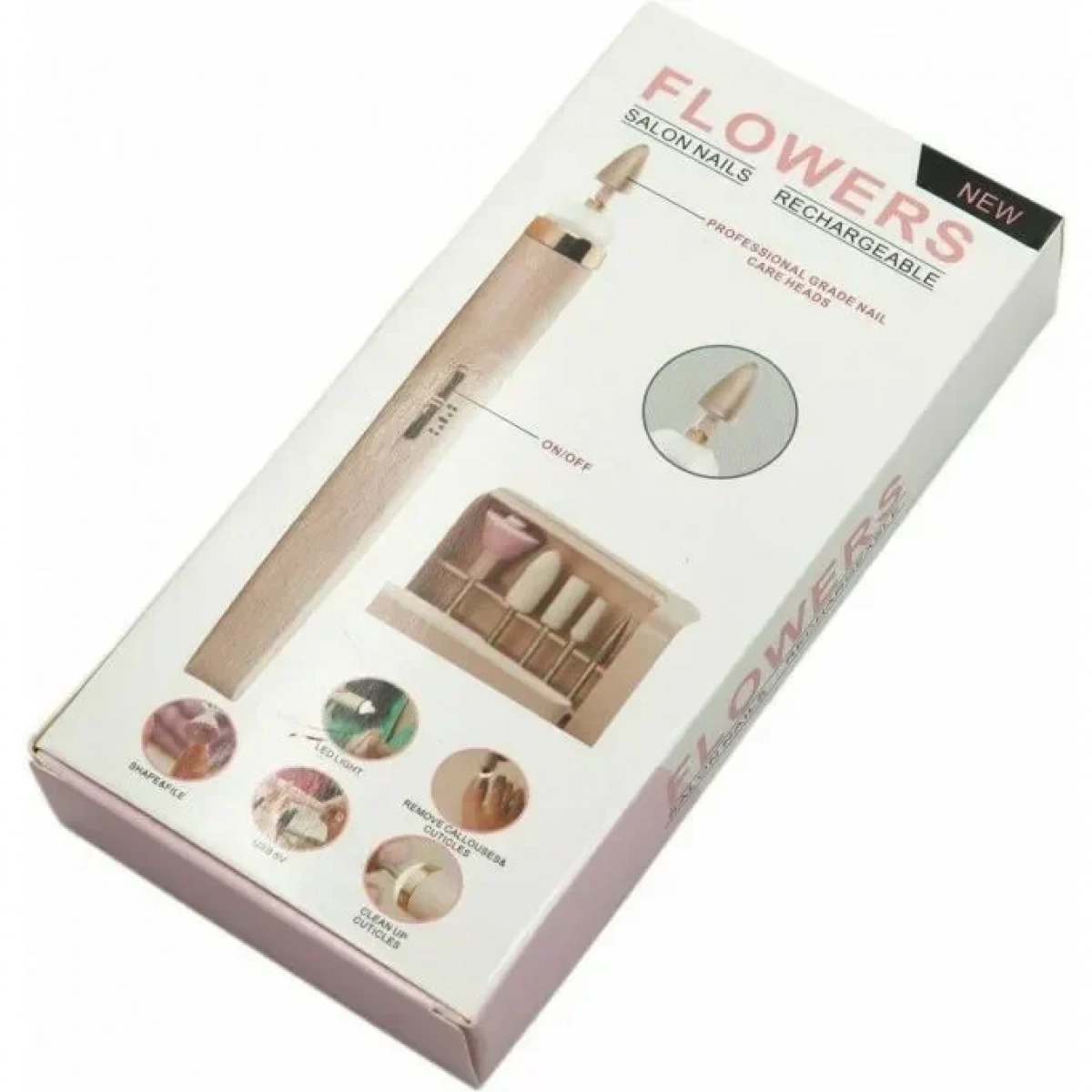 Tροχός νυχιών Finishing Touch Flawers Salon Nails