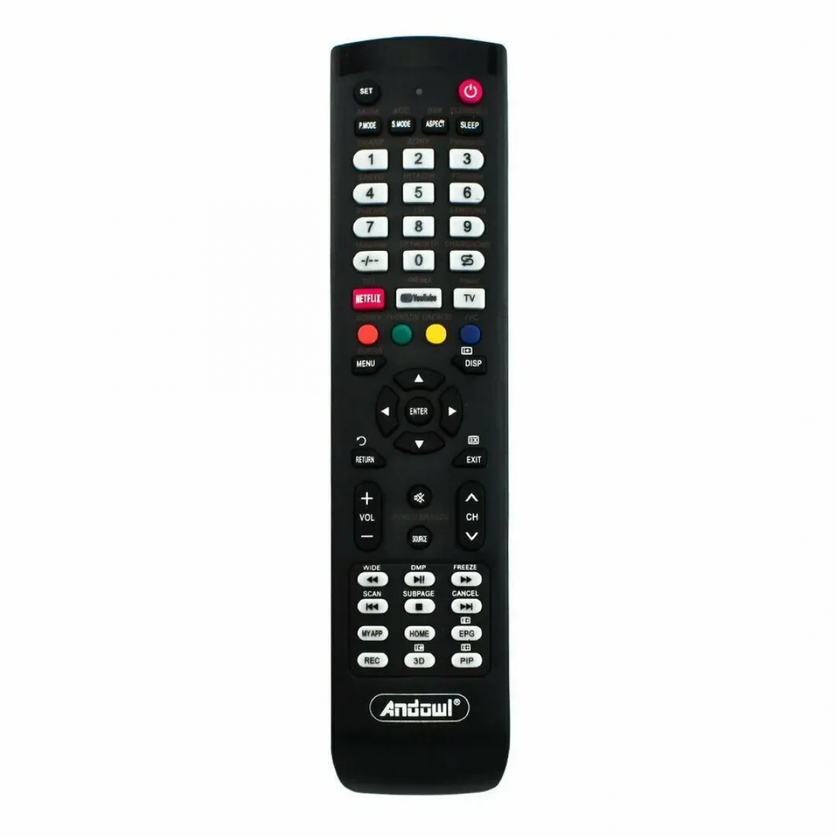 Universal τηλεχειριστήριο τηλεόρασης Andowl Q-YK1120