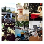 Βάση Στήριξης Γραφείου Για Ποτήρι Λευκή Water cup holder at the table - Photo5
