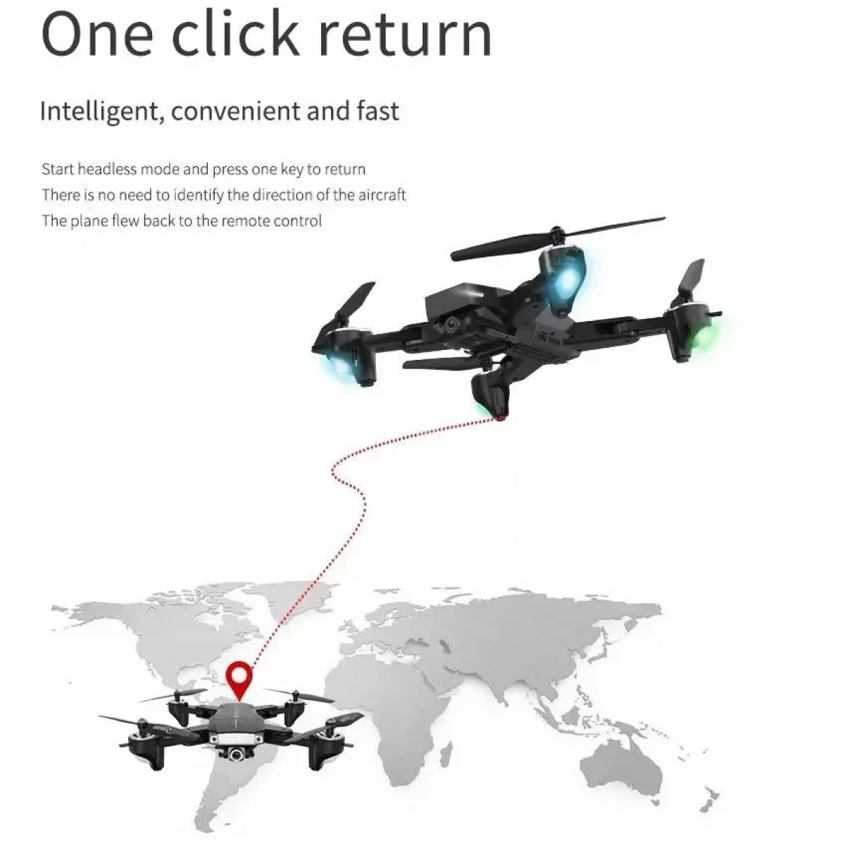 Drone με 4K Κάμερα και Χειριστήριο, Συμβατό με Smartphone Factory A18