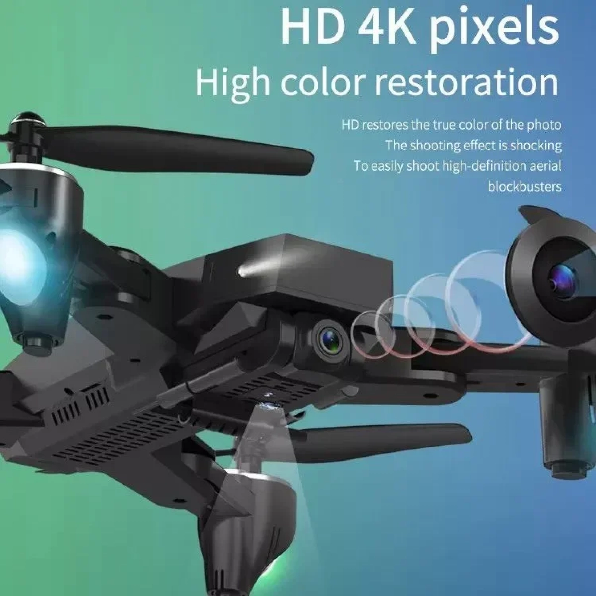 Drone με 4K Κάμερα και Χειριστήριο, Συμβατό με Smartphone Factory A18