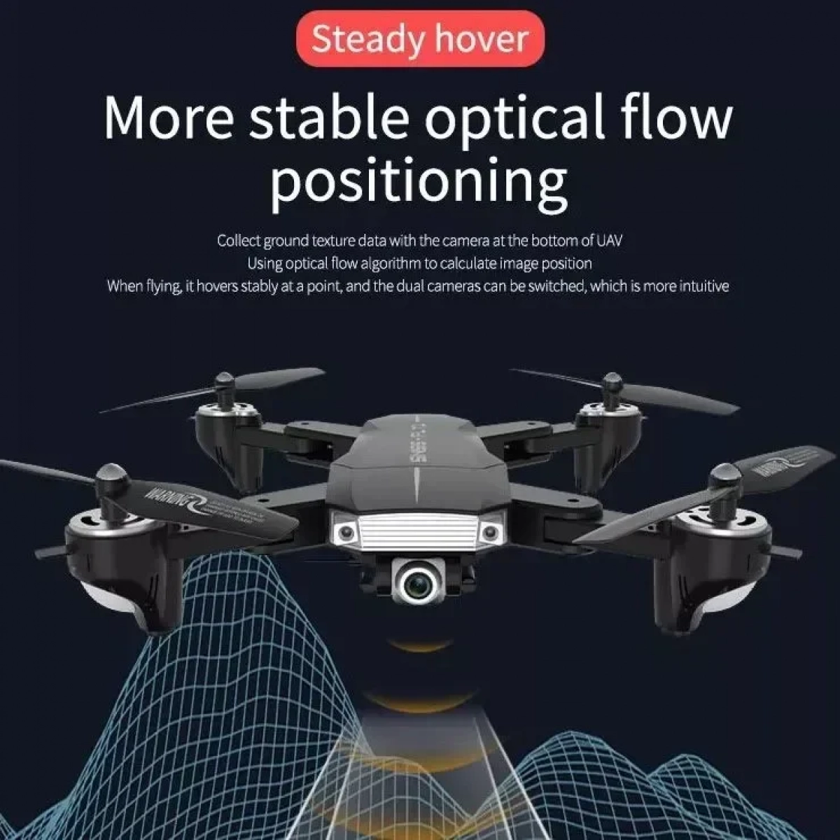 Drone με 4K Κάμερα και Χειριστήριο, Συμβατό με Smartphone Factory A18