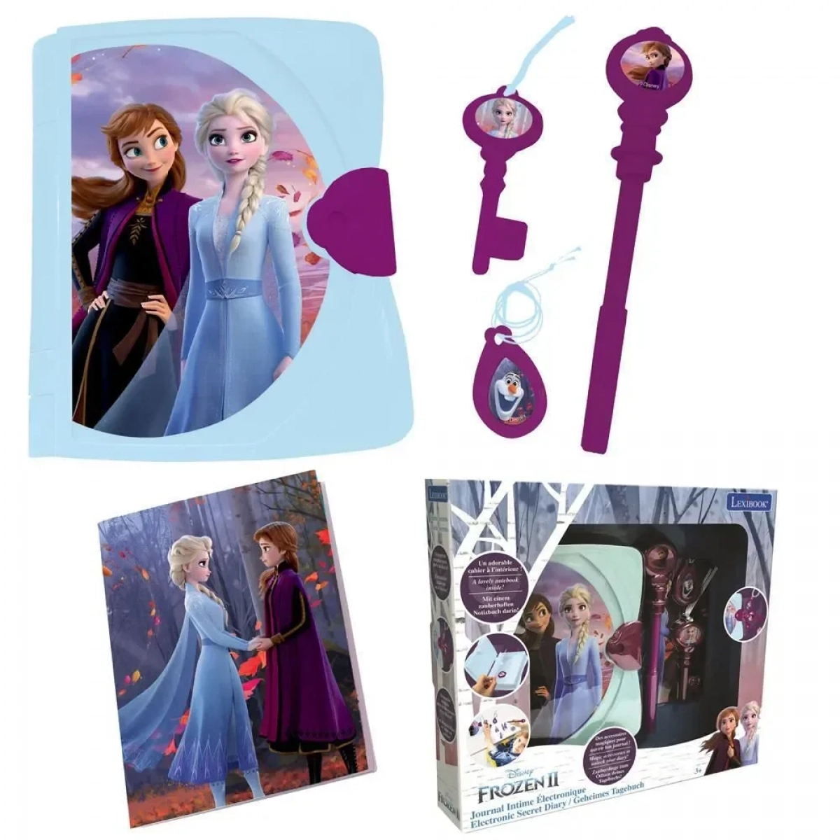 LEXIBOOK ΜΥΣΤΙΚΟ ΗΜΕΡΟΛΟΓΙΟ FROZEN 2 (SD15FZ)