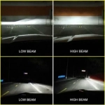 NIGHTEYE λάμπες led 9000lm 6500k h4 a315-S2 72w 2τμχ - Image 2