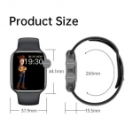 Smartwatch WearFit HW22 Pro Max Black 45mm Magnetic Black