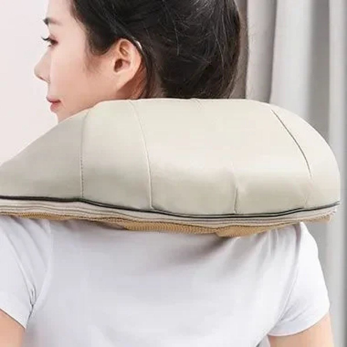 Πανίσχυρη Συσκευή με 16 Κεφαλές Shiatsu Μασάζ για Πόνους στην Πλάτη - Αυχένα -του Σώματος με Υπέρυθρη Ακτινοβολία