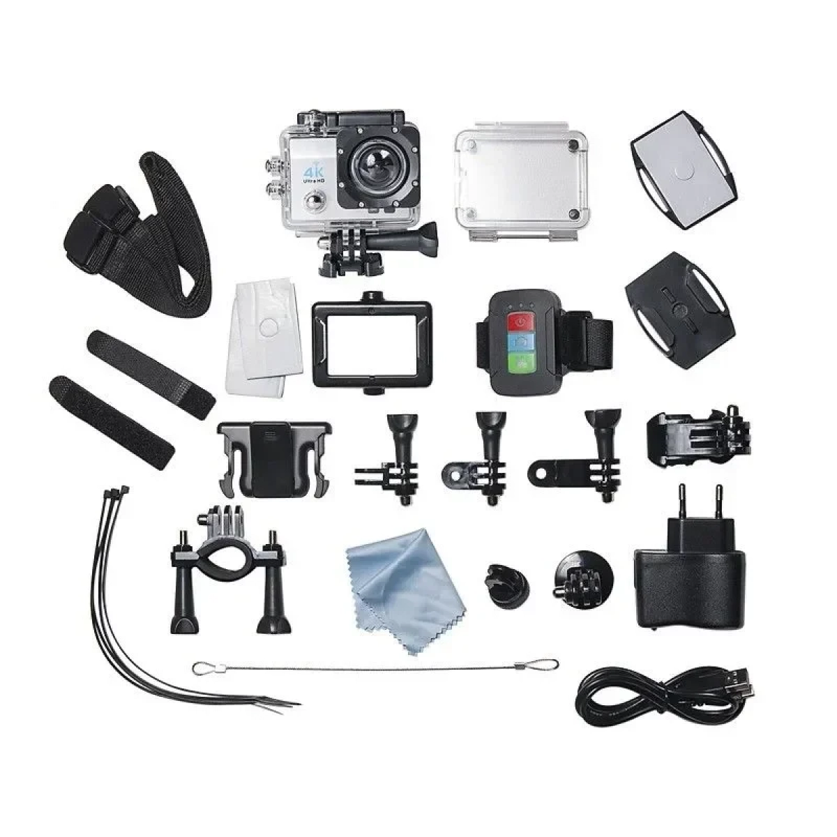 Action Camera - UHD WiFi - DV124-WHITE - OEM