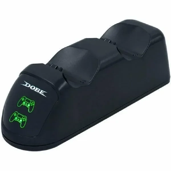 Dobe Dual Charging Dock Βάση Φόρτισης για 2 χειριστήρια PS4 με φωτισμό LED Μαύρο