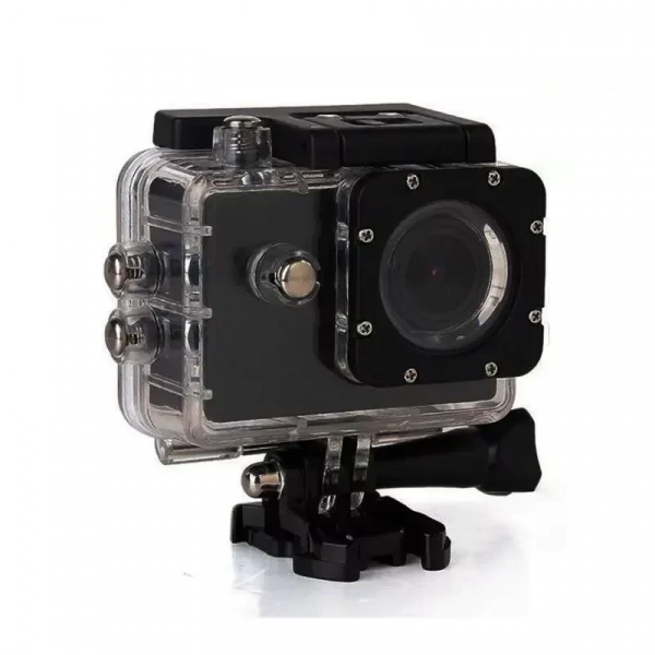 Αθλητική κάμερα SDV4, Ανθεκτική στο νερό H.264 Action Camera 1080P Αθλητική βιντεοκάμερα Full HD, Μαύρη , OEM