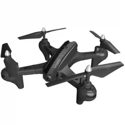 YUCHENG U9 WiFi FPV RC Drone Headless Mode 3D Flip με Light Quadcopter - Μαύρο κάμερα 2MP