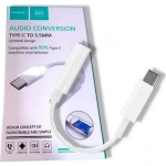 Αντάπτορας Audio Conversion QIHANG QH-M30 Type-C to 3.5mm White QIHANG