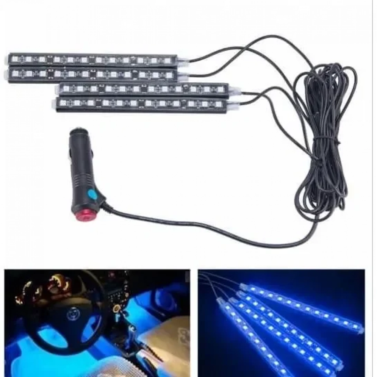 Σύστημα Εσωτερικού Φωτισμού Αυτοκινήτου RGB 12v 8105