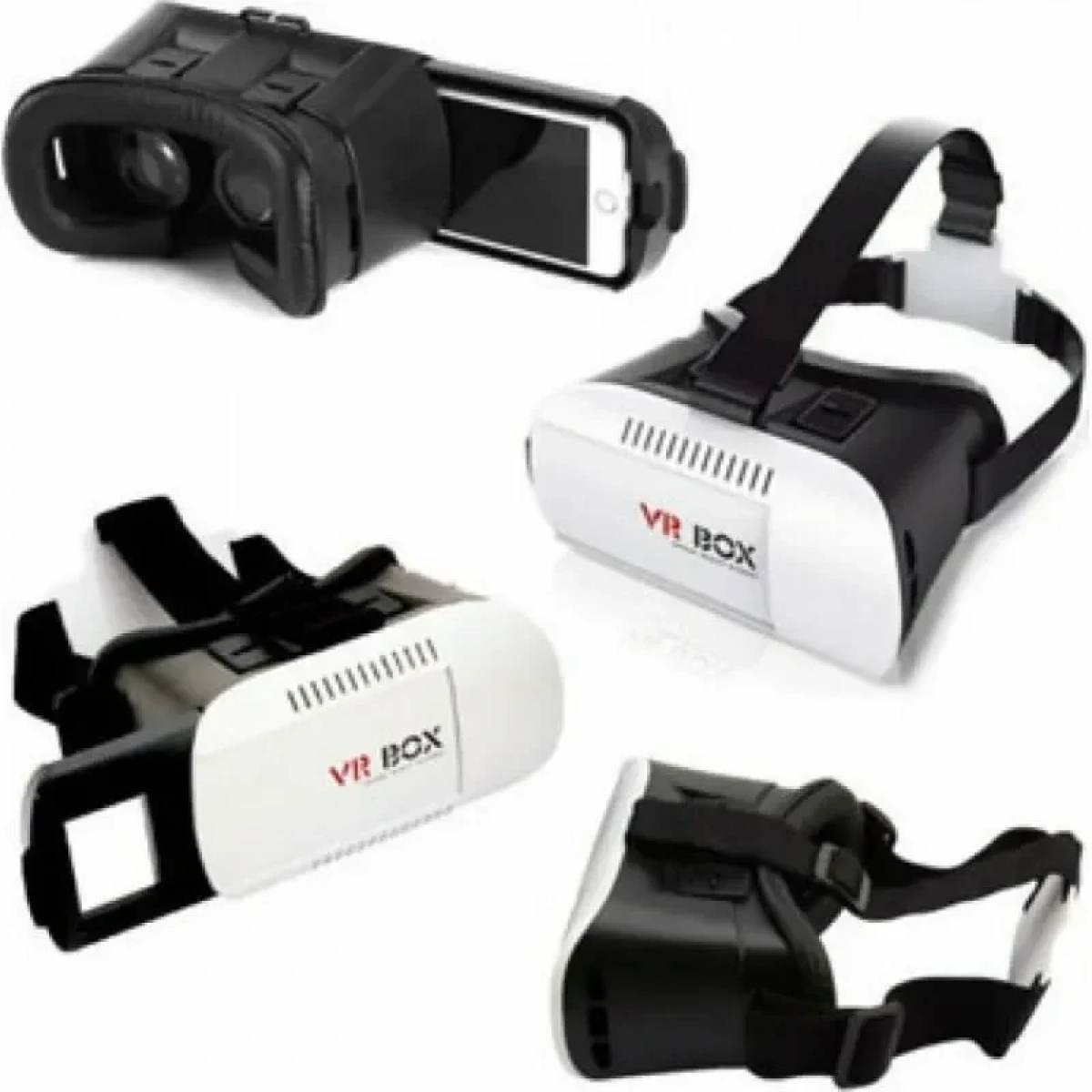 VR Box V2 VR Headset για Κινητά από 4.7" έως 6" Μαύρο/Λευκό