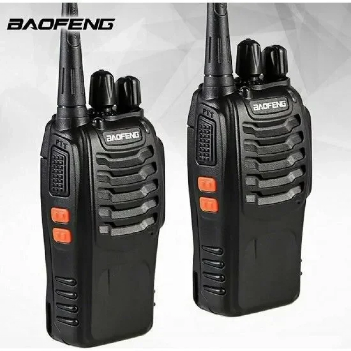 Baofeng BF-888S Ασύρματος Πομποδέκτης UHF/VHF 5W Σετ 8τμχ Μαύρο