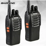 Baofeng BF-888S Ασύρματος Πομποδέκτης UHF/VHF 5W Σετ 8τμχ Μαύρο