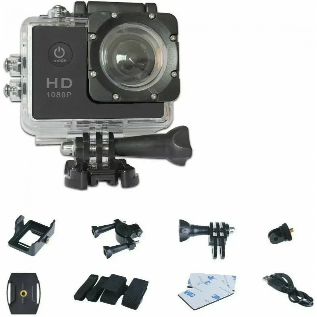 Αδιάβροχη κάμερα Sport Action HD SDV3 Μαύρη oem