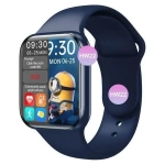 Smartwatch WearFit HW22 Pro Max Black 45mm Magnetic Navy Blue