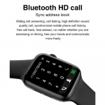 Smartwatch WearFit HW22 Pro Max Black 45mm Magnetic Navy Blue