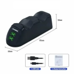 Dobe Dual Charging Dock Βάση Φόρτισης για 2 χειριστήρια PS4 με φωτισμό LED Μαύρο