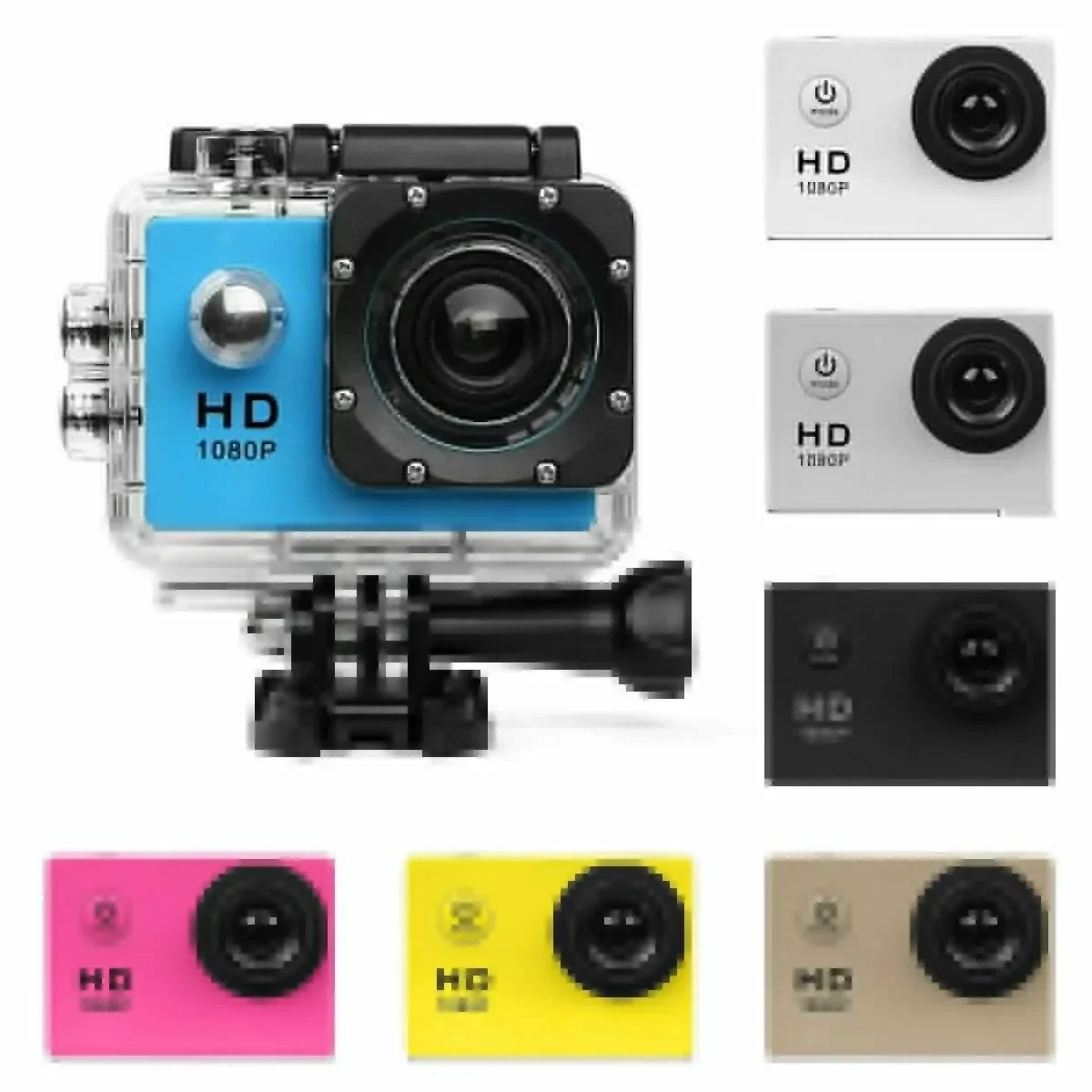 Αδιάβροχη κάμερα Sport Action HD SDV3 Ασημί OEM