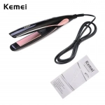 Kemei KM-2218A Πρέσα Μαλλιών με Κεραμικές Πλάκες (1215) Μαύρο