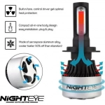 NIGHTEYE λάμπες led 9000lm 6500k h4 a315-52 72w 2τμχ