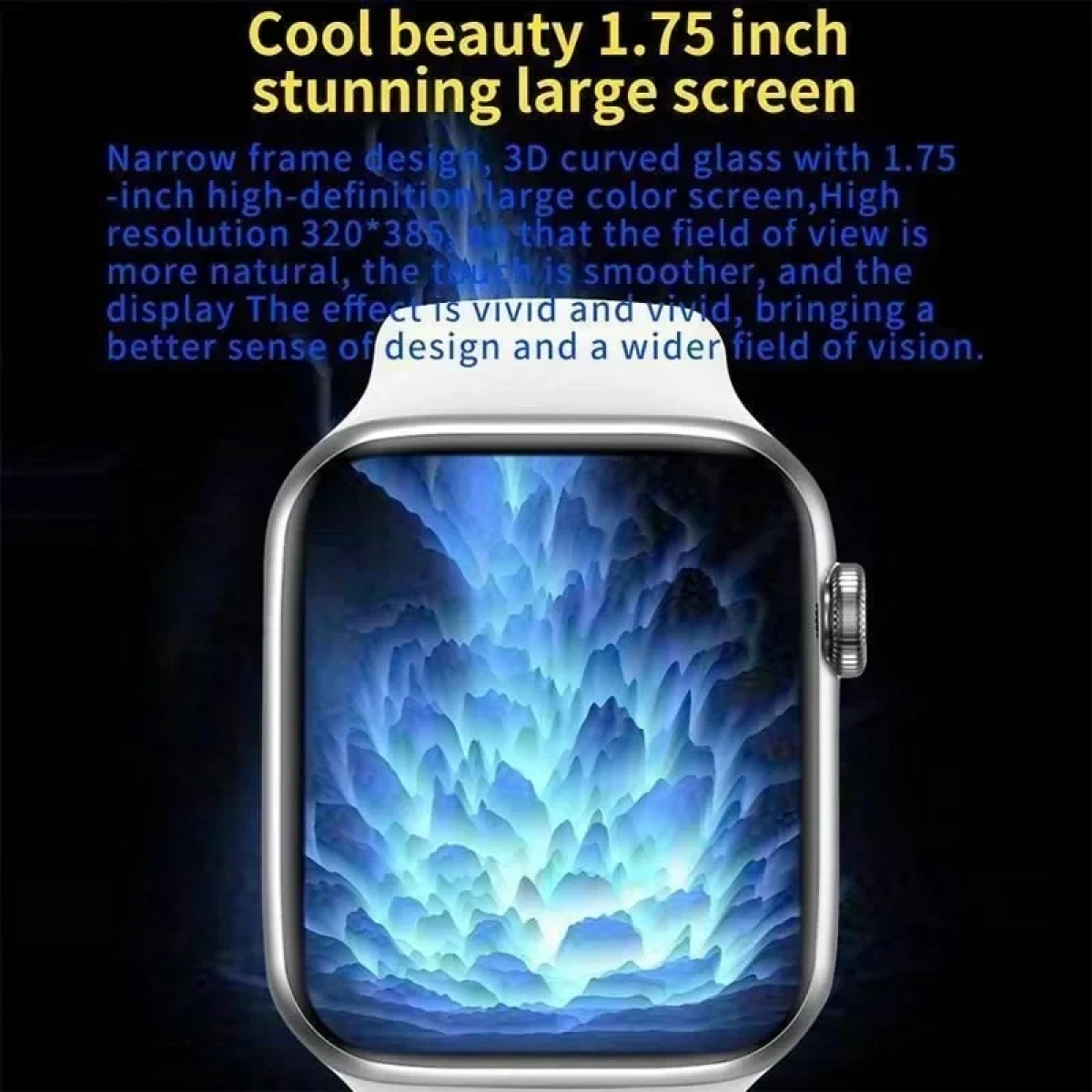 X8 Max 1,75in Call Sports Sleep Monitor IP67 Αδιάβροχο Smartwatch Λευκό