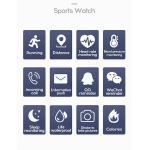D20 Smartwatch με Παλμογράφο (Ροζ)