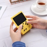 Φορητή ρετρό παιχνιδομηχανή 8-Bit 500 σε 1 Κίτρινο