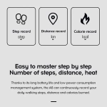 D20 Smartwatch με Παλμογράφο (Ροζ)