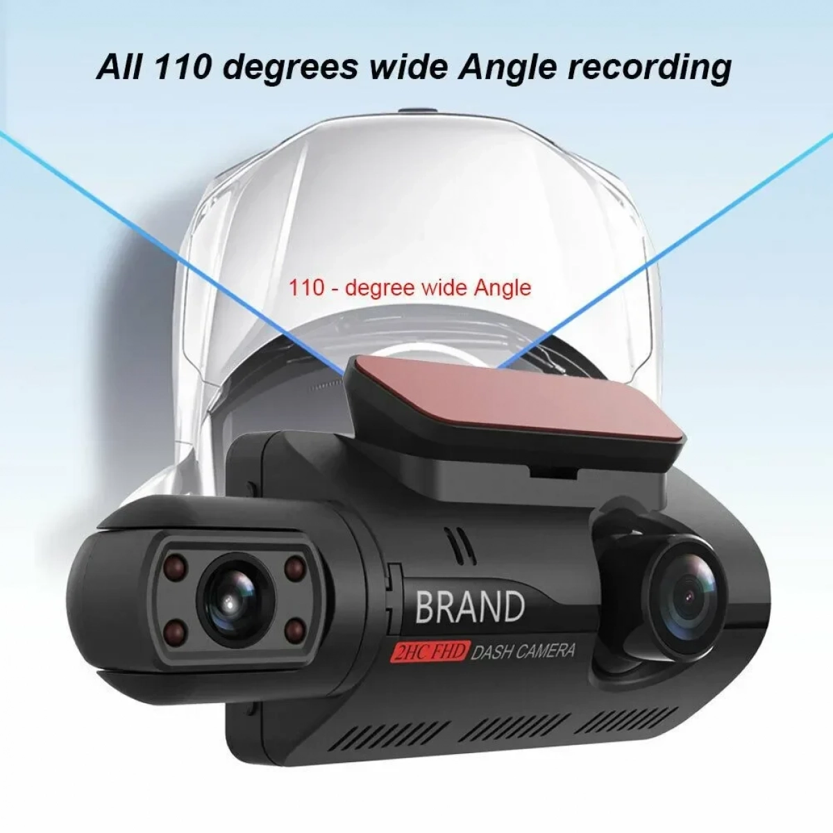 Andowl Q-CA68 Κάμερα DVR Αυτοκινήτου 4K με Οθόνη για Παρμπρίζ με Αυτοκόλλητο Μαύρο