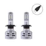 LED H7 60w NovSight 6500k N9 a386 10000 Lumens (2 τεμάχια)