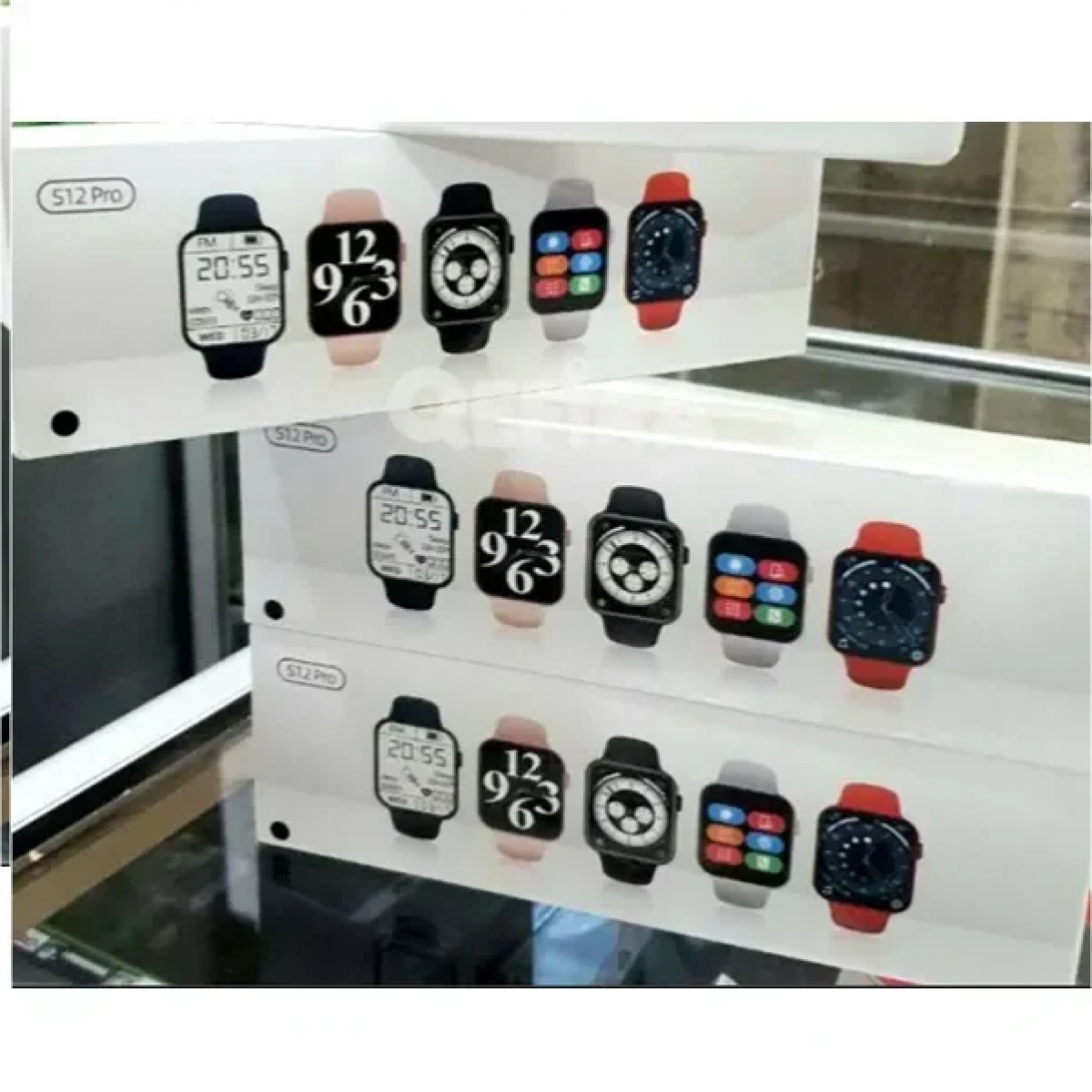 S12 Pro Smartwatch με Παλμογράφο (Μαύρο)