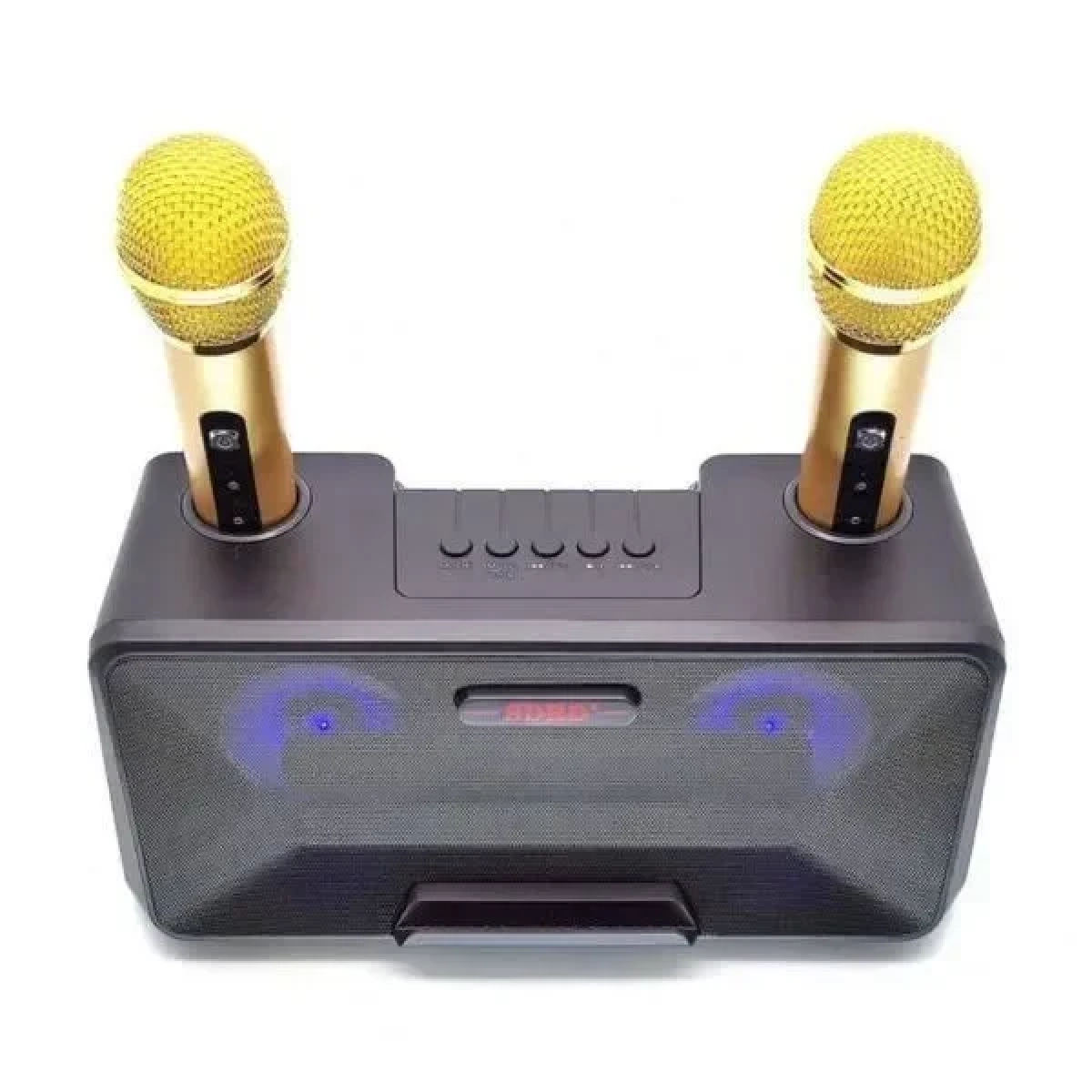 Σύστημα Karaoke με Ασύρματα Μικρόφωνα SD-301 σε Μαύρο Χρώμα