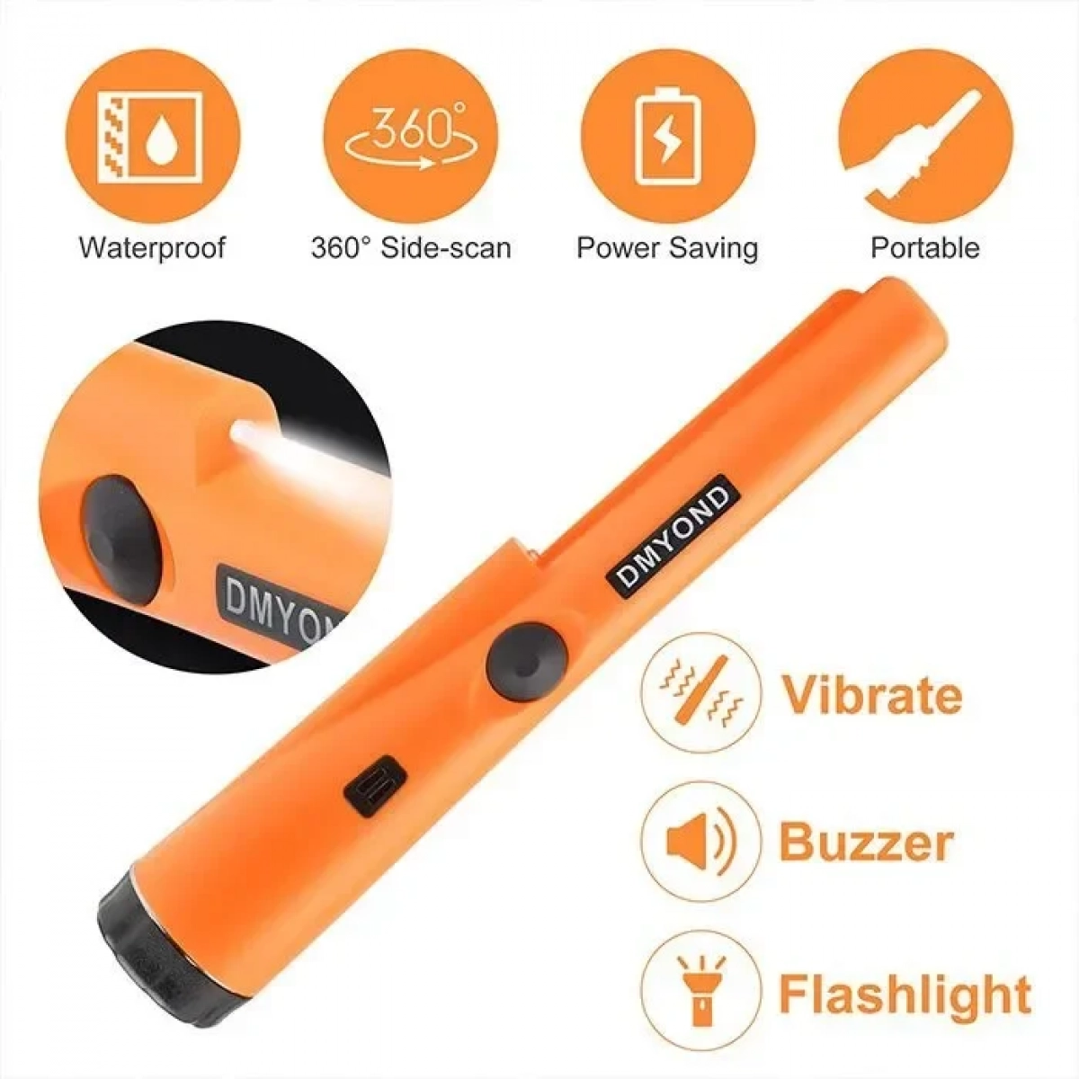 GP-pointer Pinpointing Ανιχνευτής Μετάλλων Εδάφους Orange