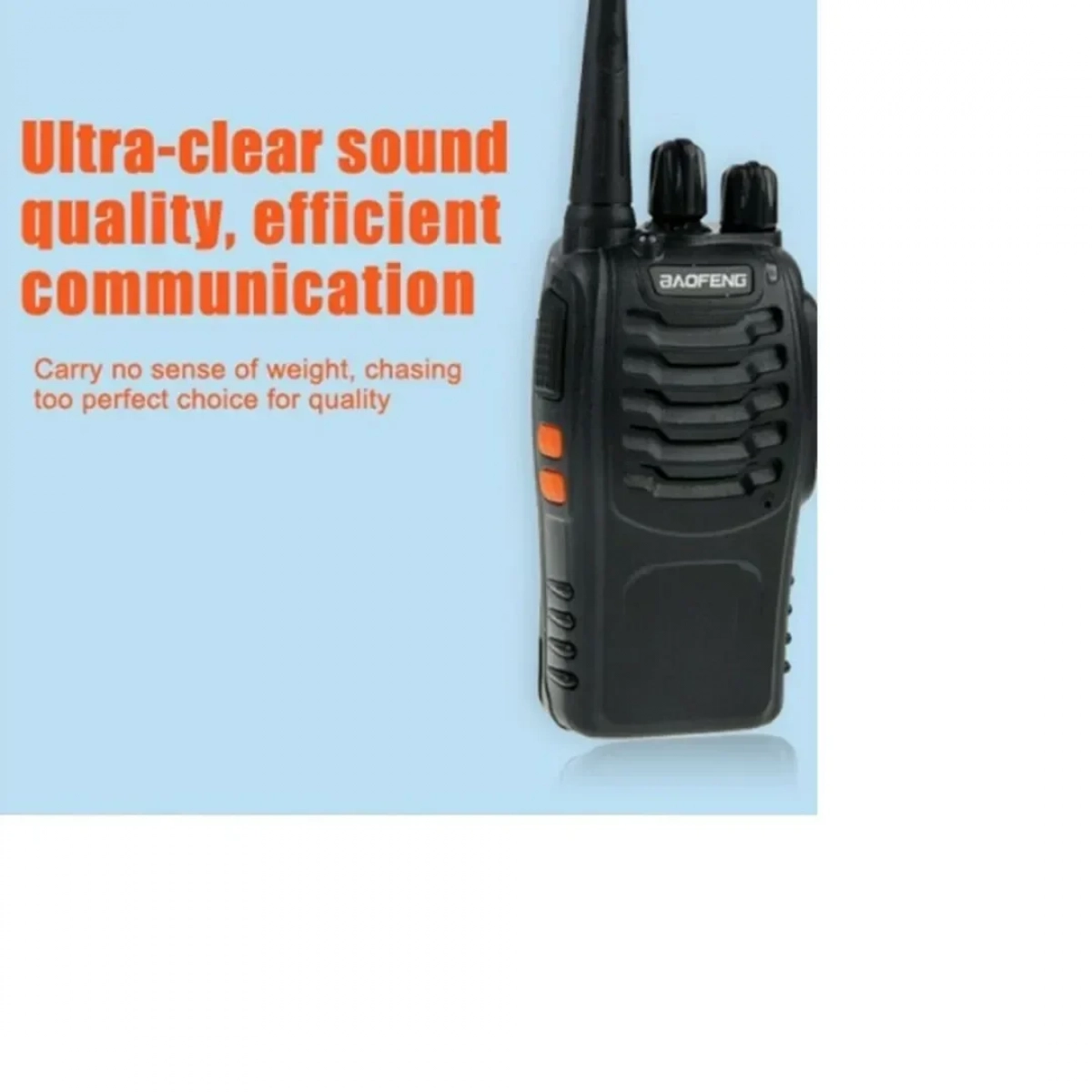 Baofeng BF-888S Ασύρματος Πομποδέκτης UHF/VHF 5W Σετ 4τμχ Μαύρο