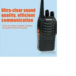 Baofeng BF-888S Ασύρματος Πομποδέκτης UHF/VHF 5W Σετ 4τμχ Μαύρο