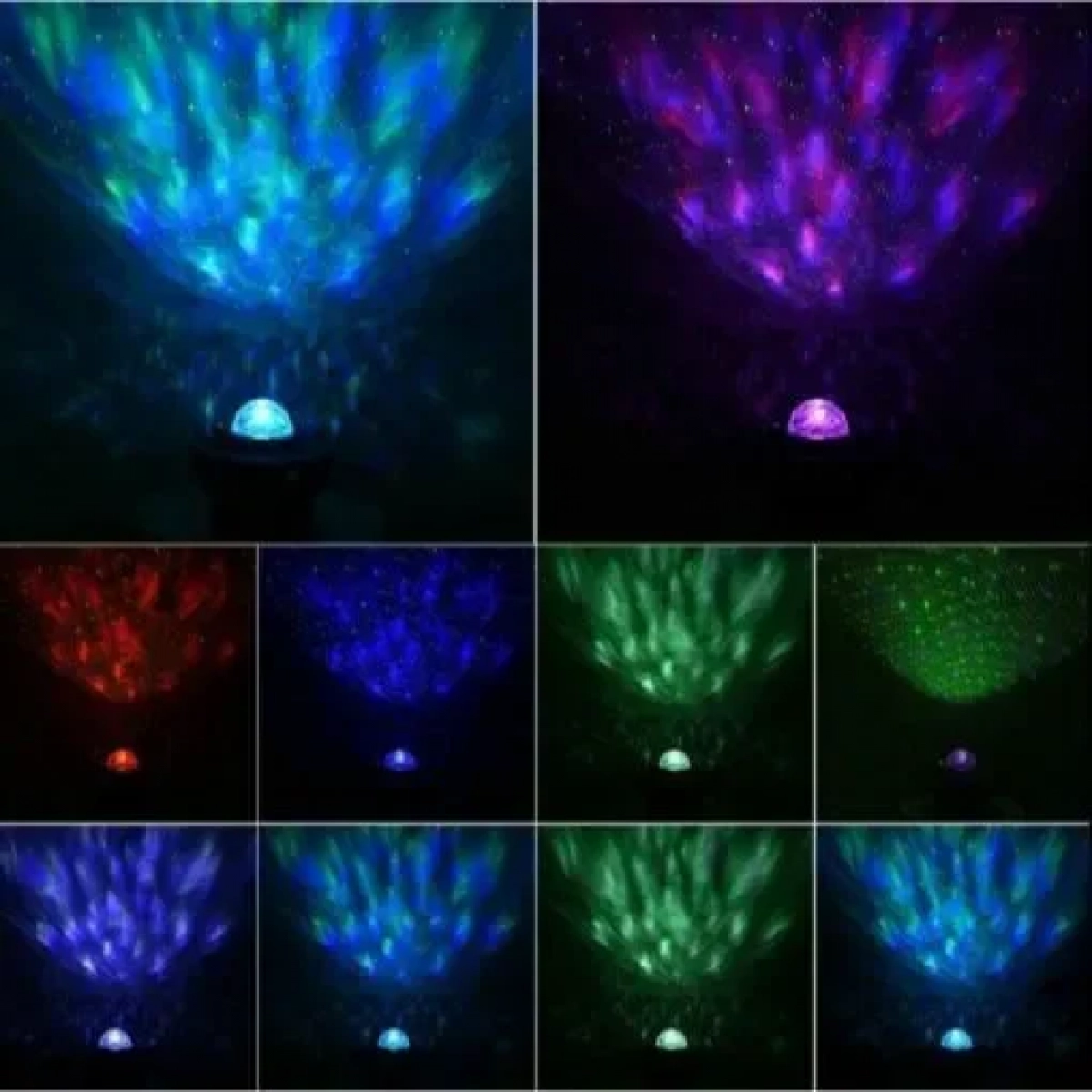 Διακοσμητικό Φωτιστικό LED Party Light Starry Night Light Projector Ocean Wave Πολύχρωμο PS-107203