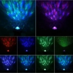 Διακοσμητικό Φωτιστικό LED Party Light Starry Night Light Projector Ocean Wave Πολύχρωμο PS-107203
