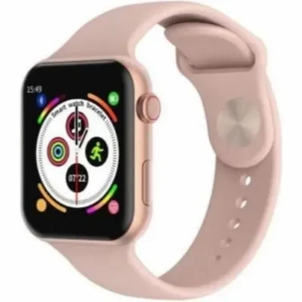 S12 Pro Smartwatch με Παλμογράφο Ροζ