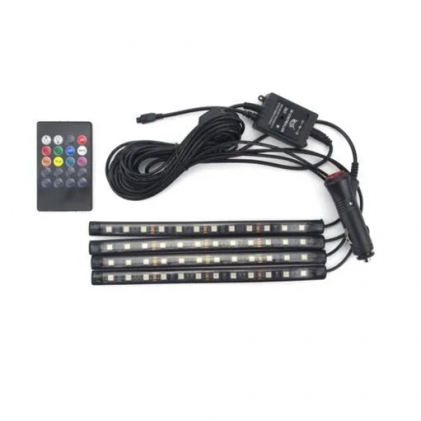 Σύστημα Εσωτερικού Φωτισμού Αυτοκινήτου RGB 12v 8105