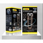 Ξυριστική μηχανή Andowl SH788, Ένδειξη LED, 3W Μαύρο