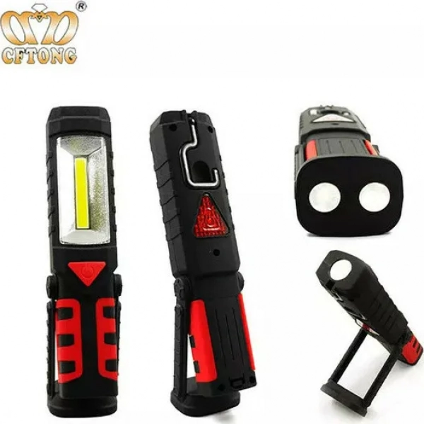 Φακός 3W Cob Work Light CETONG HG-WL018 Μαύρο