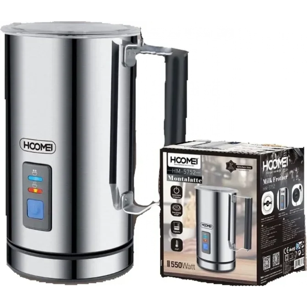 Συσκευή για Αφρόγαλα 550W 250ml Hoomei HM-5752 | Hoomei - Image 2
