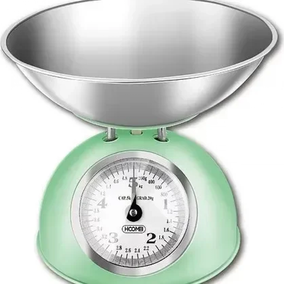 Αναλογική Ζυγαριά Κουζίνας 20g/5kg Hoomei HM-1275 Πράσινο - Image 4