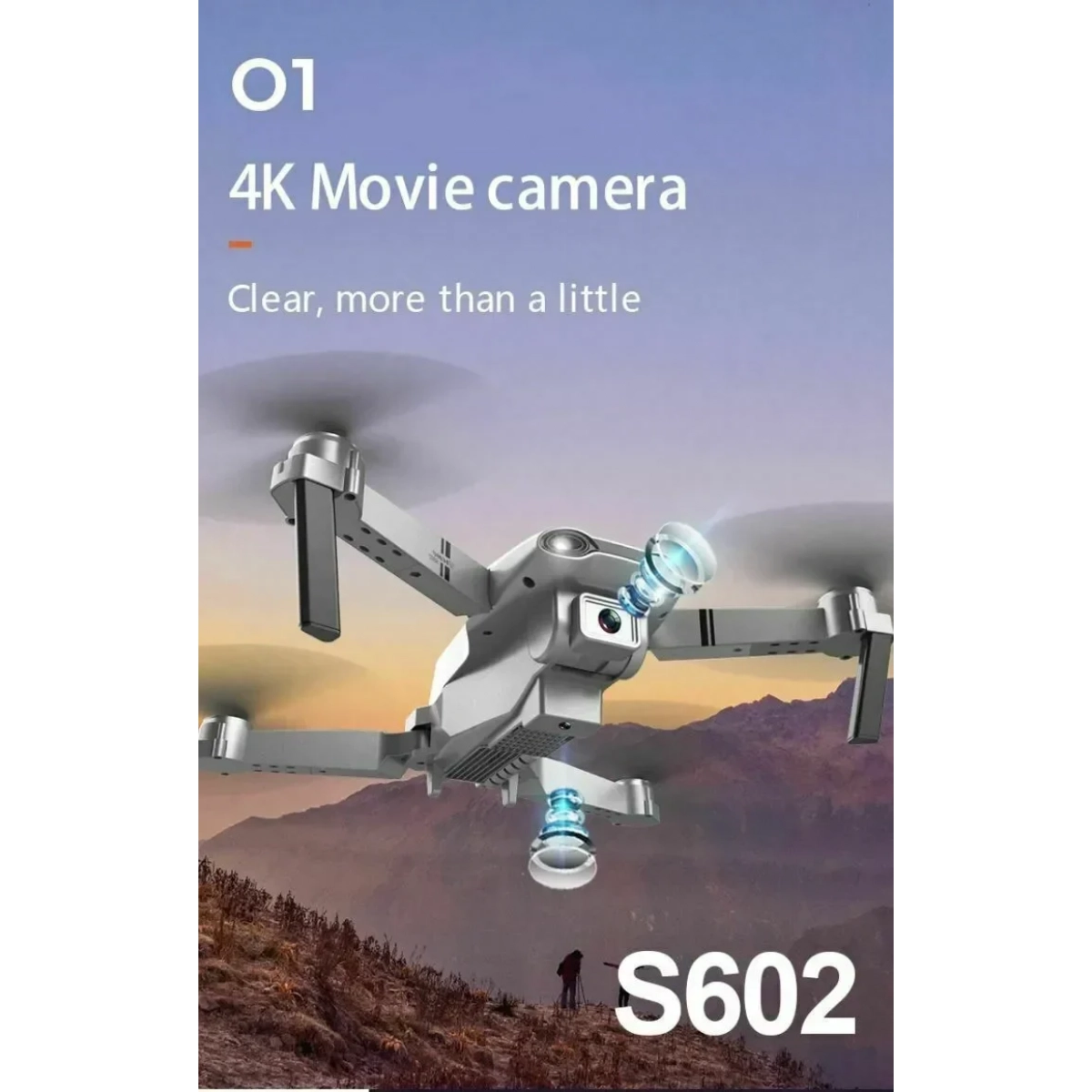 Μίνι Drone με Κάμερα 4K +& Χειριστήριο HDRC S602 - Image 4