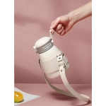 Ανοξείδωτο Παγούρι Θερμός με Καλαμάκι 600ml MDHL MD-005 Ροζ - Image 5